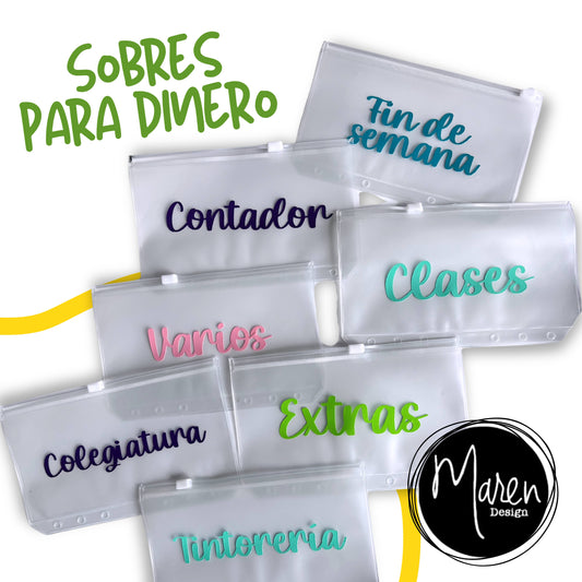 Sobres para dinero