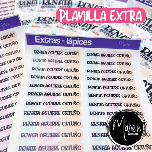 Planilla Extra