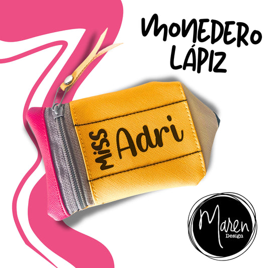 Monedero Lápiz