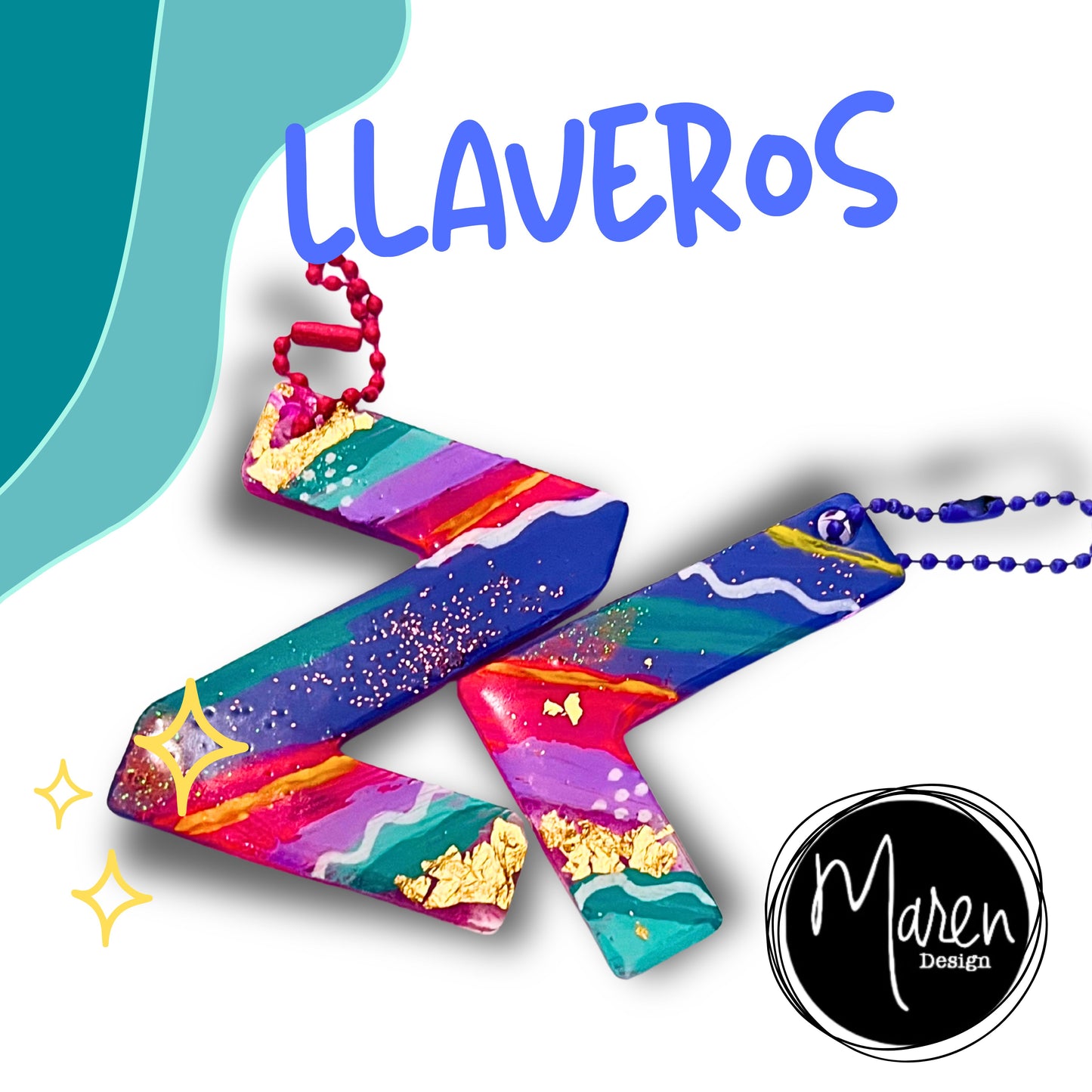 Llaveros de Letras