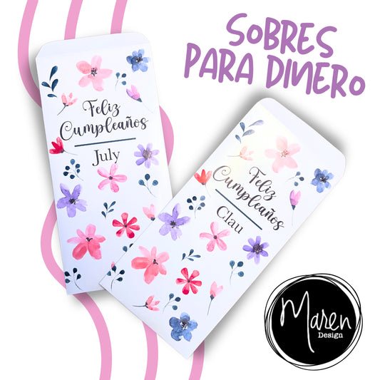 Sobres para dinero